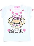 (アースマジック) EARTHMAGIC バンダナマフィー袖チュールTシャツ 100cm ホワイト