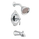 Moen T2503 Vestige Posi-Temp Tub and Shower Trim Kit without Valve, Chrome by Moen