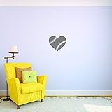 Design with Vinyl JER 144 3 Baseball Heart Sports Picture Sign Boy Girl Children's Bedroom Vinyl Wal