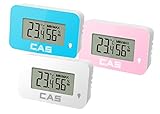 CAS デジタル温湿度計 スタンド/バックライト付き コンパクト T002 ブルー