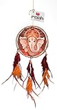 ROOH Dream Catcher ~キャンバス~ハンドメイドHangings forホーム装飾、壁Hangings、庭、車、アウトドア、寝室。。。 オレンジ 64