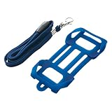 ミヨシ Android用 ネックストラップ付シリコンネイビー SAC-SB03/NV