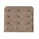 Gespout ブラジャー延長ホック 3段 スッキリホック カラフル リラックスフック 調整ホック 弾性 ブラエクステンダー ブラジャー延長フック 人気 白色 10枚組