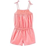 OSHKOSH(オシュコシュ) クロッシェロンパース ネオン ロンパース半袖 10歳【並行輸入】
