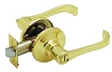 Schlage Bright Brass Torino Bed & Bath Privacy Levers J40VTOR605