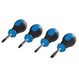 Stubby Screwdriver Set 4pce Tools Accessories Diy Home Workshop Silverline