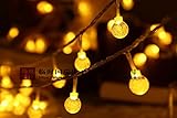 イルミネーション LEDライト クリスマス　お祭り イベント　パーティー　バレンタインデー飾り　室内屋外飾りLEDライト 5M　50球(ウォームホワイト)