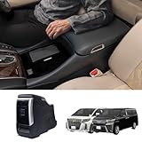 CRAFT WORKS (クラフトワークス) 【最高級仕様】アルファード ヴェルファイア 30系 コンソールボックス コンソール ボックス アームレスト センターコンソール 前期 後期 車 収納 内装 スマホホルダー ドリンクホルダー 専用 ALPHARD VELLFIRE 30