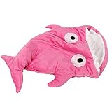 Lutents ベビー布団　可愛いサメ寝袋 おくるみ　ベビー 赤ちゃん 子供用　スリーピングバッグ 寝具 子供用　シュラフ　ブランケット 寝冷え防止　暖かい　春秋用　赤ちゃん対応　柔らかい肌触り (ワ