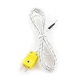 SODIAL(R) 5個Kタイプ温度熱電対センサーワイヤ-50C～+ 200C 2メートル