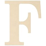MPI MDF Classic Font Wood Letters and Numbers, 9.5-Inch, Letter F [並行輸入品]