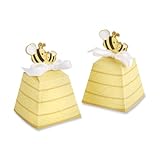 Kate Aspen 24 Count Sweet as Can Bee Mom and Baby Beehive Favor Box by Kateaspen