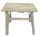 [ナチュラルウッド] スツール 角型 ESG-0030