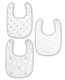 Swaddle Designs スワドルデザインズ ビブ モスリン クラシックコレクション スターリング シルバー 3枚セット SDM-506ST 【日本正規品】