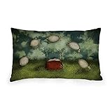 artistdecor 12 x 20インチ/ 30 by 50 cm構造材スロー枕ケース、両面オーナメントとギフトto Boy Friend、子供椅子、バーシート、Saloon、GF、部屋