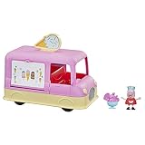 ペッパピッグ ペッパの冒険 ペッパのアイスクリーム トラック 乗り物 幼児玩具 スピーチと音 ペッパのフィギュアとアクセサリー 対象年齢3歳以上