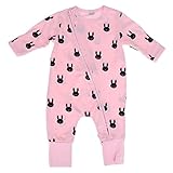 Bestjpshop 子供服　ベビー服　　長袖 　可愛いウサギ　幼児　赤ちゃん　新生児パジャマ　ロンパース　カバーオール　出産祝い/プレゼント　四季兼用　ピンク