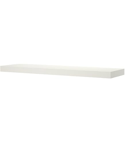 Amazon | IKEA イケア ウォールシェルフ ブラックブルー 110x26cm