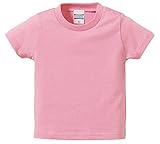 UnitedAthle ユナイテッドアスレ 5.6オンス 5001-01 ハイクオリティー Tシャツ ベビー 半袖 90cm/100cm/110cm/120cm/130cm 130cm 066.ピンク