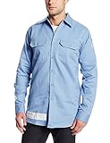 Bulwark Flame Resistant 7 oz Cotton/Nylon Excel FR ComforTouch Regular Work Shirt with Sleeve Vents,