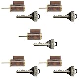 ゴール 5個セットGCY-41 MXL/MXK/4350タイプ交換シリンダー GCY-41 ドアノブ 鍵付き ※カム形状:卵型(GCY-41)