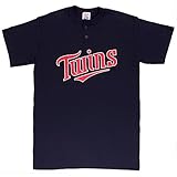 MLB Minnesota Twins 2つボタンメンズジャージーシャツ
