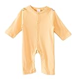 【SEBLES】ベビー服 カバーオール 前開き 肌着 新生児 3ヶ月 6ヶ月 12ヶ月 長袖 長ズボン 無地 男の子 女の子 春 秋 コットン(タイプA,80cm)