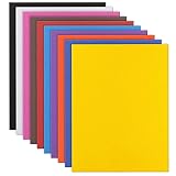MEARCOOH EVAフォームシート2mm厚 約229×305mm 10色10枚セット カラーフォームペーパー クラフト 教室 スクラップブック DIY コスプレ用