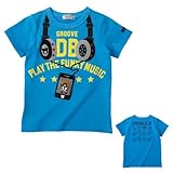 ダブルB(MIKIHOUSE) スマホヘッドフォン 半袖Ｔシャツ 80 青(26)