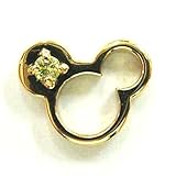 ベビーリング ゴールド 8月 (ペリドット) ミッキーマウス ディズニーsmtb-u