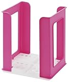 新聞収納ラック ピンク F-07505