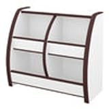 [知育家具EVAキッズシリーズ]  おもちゃばこ 幅65cm カラー6色 (ブラウン)