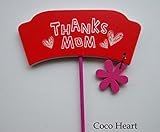 母の日にぴったり　サンクスチャームピック 　（木の実・ドライフラワー・プリザーブドフラワー）