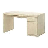 IKEA(イケア) MALM バーチ材突き板 90214148 デスク、バーチ材突き板