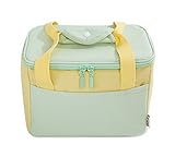 ラブリーバッグランチトートバッグファッションシンプル保冷弁当バッググリーン