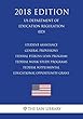 Student Assistance General Provisions - Federal Perkins Loan Program - Federal Work-Study Programs - Federal Supplemental Educational Opportunity Grant (Us Department of Education Regulation) (Ed) (2018 Edition)