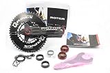 ローター ROTOR 2INPOWER パワーメータークランク 52/36T 170mm スピンドル径30mm クランク BB、充電ケーブル付属 楕円
