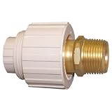 Genova530451ZTransition CPVC Union Slip X Brass (M.I.P.)-1/2CPVCX1/2MIP UNION (並行輸入品)