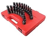 Sunex 2637 1/2-Inch Drive Metric and SAE Impact Hex Driver Master Set, 20-Piece [並行輸入品]