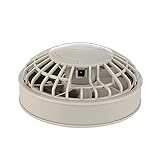 空調服専用　ファンユニット ライトグレー　GRADGINE　（ファンのみ、電池ボックスなしタイプ、USBケーブル）