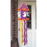 Family Friendly Halloween Happy Ghost Wind Mobile Decoration%ｶﾝﾏ% Nylon%ｶﾝﾏ% 52%ﾀﾞﾌﾞﾙｸｫｰﾃ% [並行輸入品]