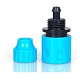 amzmonnsuta 3/8 Inch　ガーデンマイクロ水ホース高速共同プラスチック製コネクタ継手