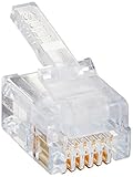 Platinum Tools 100026LTC EZ-RJ12/11 Long Tab Connector. 50/Clamshell.(Pack of 50) by Platinum Tools