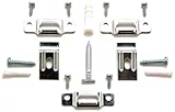 T-Lock security hangers locking hardware set for (100) wood or metal picture frames plus 3 FREE WREN