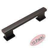 Cosmas ® 702 – 4orb Oil Rubbed Bronze Contemporaryキャビネットハードウェアハンドルプル – 4 "穴中心 – 10パック