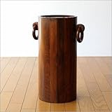 傘立て おしゃれ 木製 アンティーク アンブレラスタンド デザイン シンプル シーシャムウッドの傘たて B [diz5670]