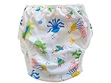 Three Little Imps Set of 2 Patterned Baby Swim Nappies- 0-1 year old- Sea themes by Three Little Imp