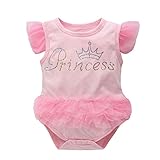 Cutelove 子供服 ロンパース ベビー ガールズ 女の子 綿 夏 キッズ 可愛い ピンク ピンクの柔らかい糸 ホットドリル おしゃれ 素敵