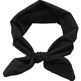 新しい到着の赤ちゃんヘッドバンドヘアバンドヘアアクセサリーヘアバンドヘアヘアバンドヘッドバンドクリップ赤ちゃんヘッドバンドの髪飾り (黒)