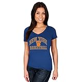 New York Knicks NBA Women 's Sweet Serenade VネックスリムフィットTシャツ L